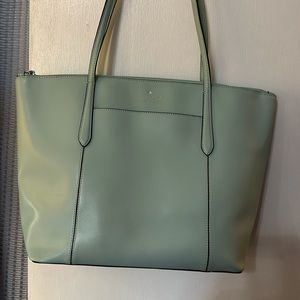Kate Spade Tote - ice green, great shape